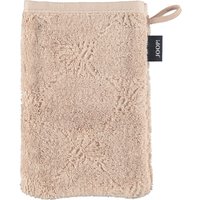 JOOP Uni Cornflower 1670 - Farbe: sand - 375 - Waschhandschuh 16x22 cm