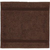 Rhomtuft - Handtücher Princess - Farbe: mocca - 406 - Seiflappen 30x30 cm