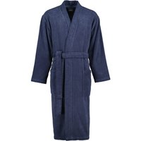 Cawö Home Herren Bademantel Kimono 828 - Farbe: blau - 17 - M