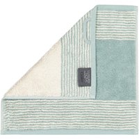 Cawö Handtücher Luxury Home Two-Tone 590 - Farbe: salbei - 43 - Seiflappen 30x30 cm