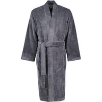 Cawö Home Herren Bademantel Kimono 800 - Farbe: anthrazit - 71 (807) - schlanke Größe 118