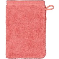 Cawö Handtücher Life Style Uni 7007 - Farbe: koralle - 255 - Waschhandschuh 16x22 cm