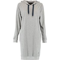 Cawö Home Active Longsize Hoodie 820 - Farbe: grau-melange/navy - 71