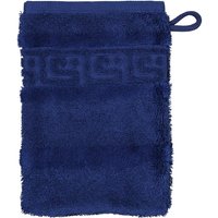 Cawö - Noblesse Uni 1001 - Farbe: 133 - navy - Waschhandschuh 16x22 cm