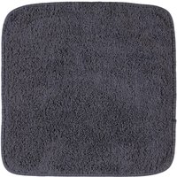 Rhomtuft - Handtücher Loft - Farbe: zinn - 02 - Seiflappen 30x30 cm