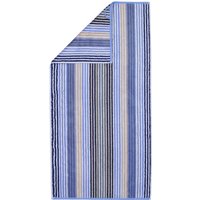 Cawö - Unique Streifen 944 - Farbe: saphir - 11 - Handtuch 50x100 cm