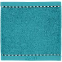 Esprit Box Solid - Farbe: teal - 5765 - Seiflappen 30x30 cm