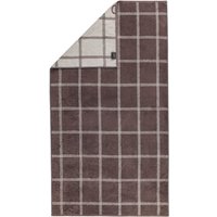 Cawö - Luxury Home Two-Tone Grafik 604 - Farbe: pepper - 37 - Duschtuch 80x150 cm