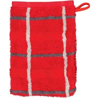 Cawö - Noblesse Square 1079 - Farbe: rot - 27 - Waschhandschuh 16x22 cm