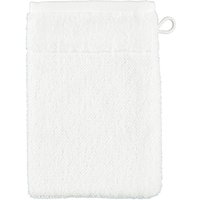 Möve Bamboo Luxe - Farbe: snow - 001 (1-1104/5244) - Waschhandschuh 15x20 cm