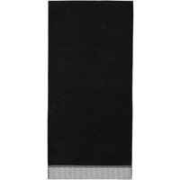 Möve Brooklyn Uni - Farbe: black - 199 (1-0669/8970) - Handtuch 50x100 cm