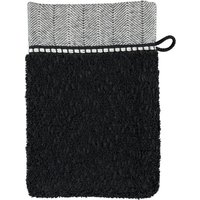 Möve Brooklyn Uni - Farbe: black - 199 (1-0669/8970) - Waschhandschuh 15x20 cm