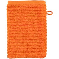 Möve Elements Uni - Farbe: orange - 106 - Waschhandschuh 15x20 cm