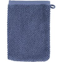 Essenza Connect Organic Uni - Farbe: blue - Waschhandschuh 16x22 cm