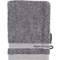 Marc o Polo Melange - Farbe: Marine/Light Silver - Waschhandschuh 16x21 cm