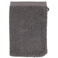 Essenza Connect Organic Uni - Farbe: grey - Waschhandschuh 16x22 cm