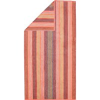 Cawö - Unique Streifen 944 - Farbe: koralle - 22 - Duschtuch 70x140 cm