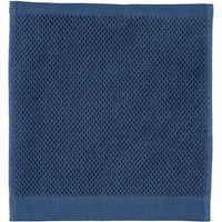 Rhomtuft - Handtücher Baronesse - Farbe: kobalt - 84 - Seiflappen 30x30 cm