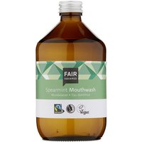 Fair Squared Munddusche FAIR SQUARED Mundwasser Spearmint 500 ml - nachhaltige Zahnhygiene mit frischen Pfefferminzgeschmack