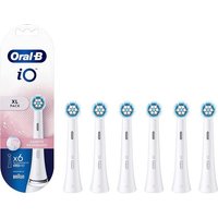 Oral-B Aufsteckbürsten iO Sanfte Reinigung 6er - Aufsteckbürsten - weiß