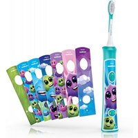 Philips Elektrische Kinderzahnbürste HX6322/04 Sonicare for Kids - Elektrische Zahnbürste - weiß/blau