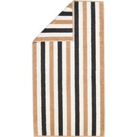 Cawö Handtücher Coast Stripes 6213 - Farbe: anthrazit-natur - 37 - Duschtuch 70x140 cm