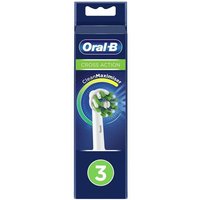 Oral-B Aufsteckbürste CrossAction 80338444 Elektrischer Zahnbürstenkopf 3 Stück(e) Weiß