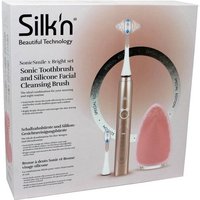 Silk'n Schallzahnbürste SonicSmile Schallzahnbürste + Silikon-Gesichtsreinigungsbürste