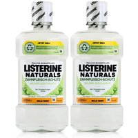 Listerine Mundspülung Listerine Munspülung Naturals Zahnfleisch-Schutz 600ml - Mild Mint (2e