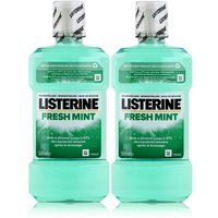 Listerine Mundspülung Listerine Fresh Mint 500ml - Für die tägliche Mundspülung (2er Pack)