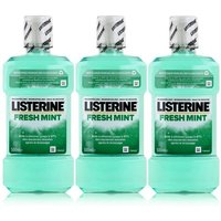 Listerine Mundspülung Listerine Fresh Mint 500ml - Für die tägliche Mundspülung (3er Pack)