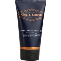 Gillette King C. Gillette transparentes Rasiergel 150 ml Shaving Gel Bartkontur Rasiergel OVP NEU