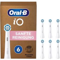 Oral-B Aufsteckbürsten iO Sanfte Reinigung 6er - Aufsteckbürsten - weiß