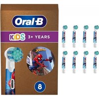 Oral-B Aufsteckbürsten Kids Spiderman 8er - Aufsteckbürsten - weiß