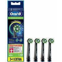 Oral-B Aufsteckbürsten Cross Action - Clean Maximiser Schwarz Edition - 4er Pack