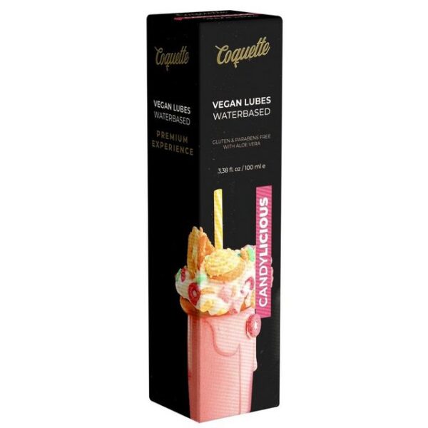 Coquette Gleitgel CHIC DESIRE Candilicious, (mit Aloe Vera) Flasche mit 100ml, glutenfreies und veganes Gleitgel mit Süßigkeiten-Geschmack