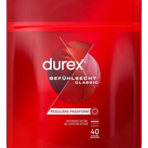 Durex 40 Gefühlsecht Classic Kondome 56 mm