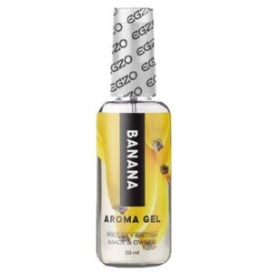 EGZO Gleitgel Aroma Gel "Banana", Bananen-Geschmack, Flasche mit 50ml, aromatisches Gleitgel für köstlichen Oralsex