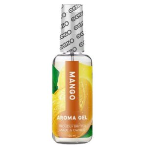 EGZO Gleitgel Aroma Gel "Mango", Mango-Geschmack, Flasche mit 50ml, aromatisches Gleitgel für köstlichen Oralsex