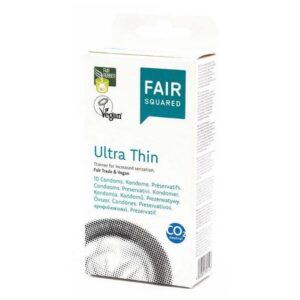 Fair Squared Kondome Fair Squared Kondome 'Ultra thin' mit Latex, 10 St, 10 St.