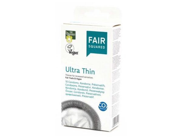 Fair Squared Kondome Fair Squared Kondome 'Ultra thin' mit Latex, 10 St, 10 St.