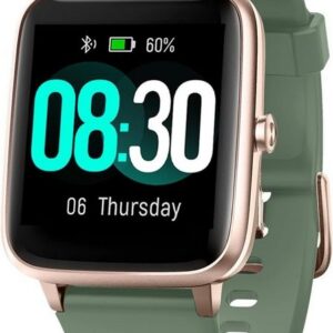 GRV Smartwatch (Andriod iOS), Fitnessuhr mit Herzfrequenzmessung Schrittzähler Schlafmonitor