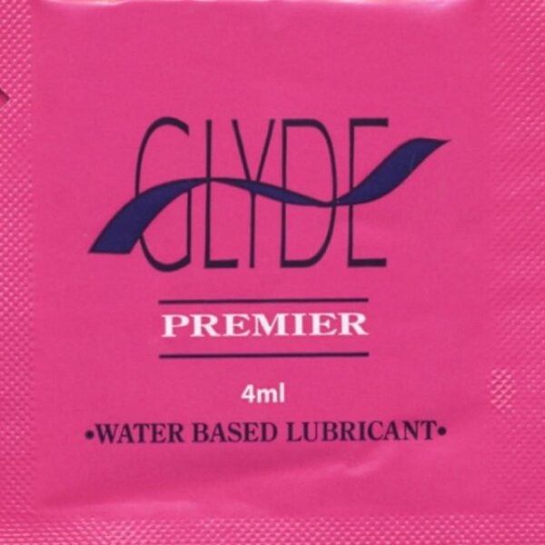 Glyde Gleitgel PREMIER Personal Lubricant, veganes Gleitgel ohne Zusatzstoffe, Sachet mit 4ml, Ohne tierische Zusatzstoffe & Tierversuche