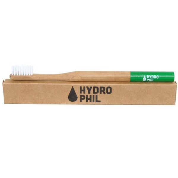 Hydrophil Zahnbürste Bambus medium grün, Stk