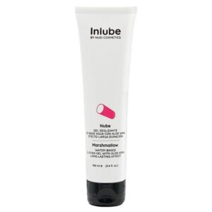 Inlube Gleitgel Nube (Marshmallow), mit Geschmack, Tube mit 100ml, aromatisiertes Gleitgel auf Wasserbasis