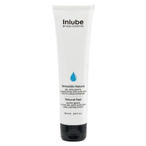 Inlube Gleitgel Sensación Natural (Natural Feel), mit Aloe Vera, Tube mit 100ml, langanhaltendes Gleitgel auf Wasserbasis