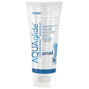 JOYDIVISION Analgleitgel Original AQUAglide anal, Tube mit 100ml, pH-optimiertes Gleitgel für Analverkehr