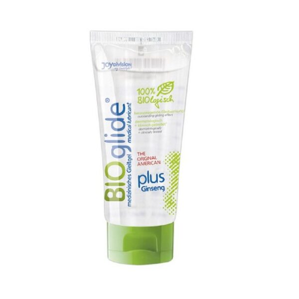 JOYDIVISION Gleitgel American BIOglide plus, Tube mit 100ml, hormonfreies Gleitgel mit Ginseng