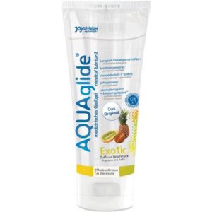 JOYDIVISION Gleitgel Original AQUAglide Exotik, Tube mit 100ml, Gleitgel mit Exotik-Geschmack