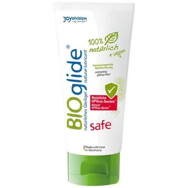 JOYDIVISION Gleitgel Original BIOglide SAFE, Tube mit 100ml, biologisches Gleitgel mit Carragen